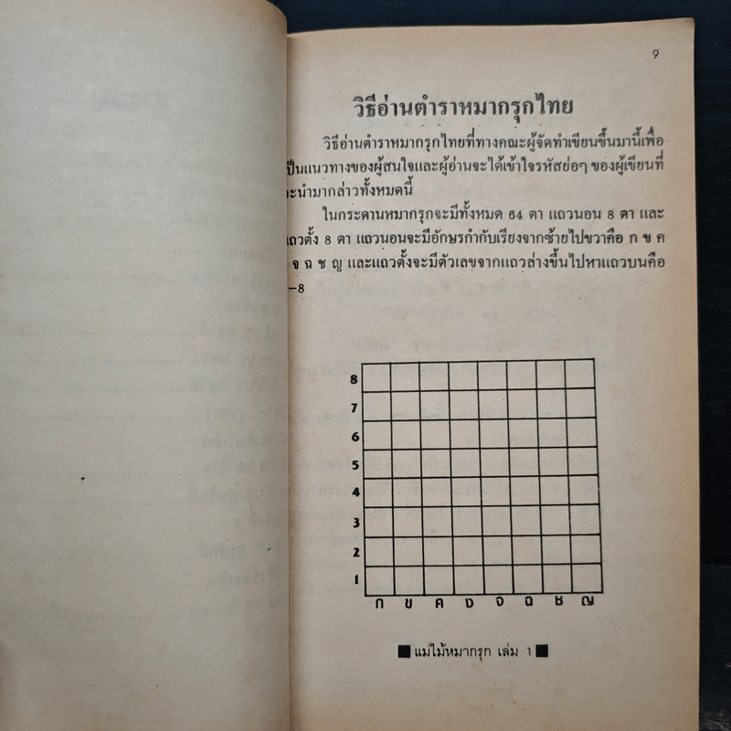 แม่ไม้หมากรุกไทย เล่ม 1