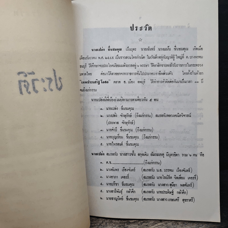 อนุสรณ์ในงานฌาปนกิจศพ นายเปล่ง ชื่นชมคุณ