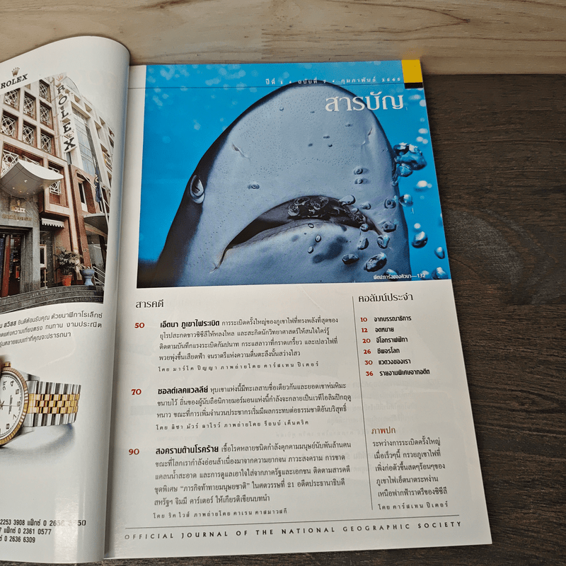 National Geographic ก.พ.2545 เอ็ตนาระเบิด