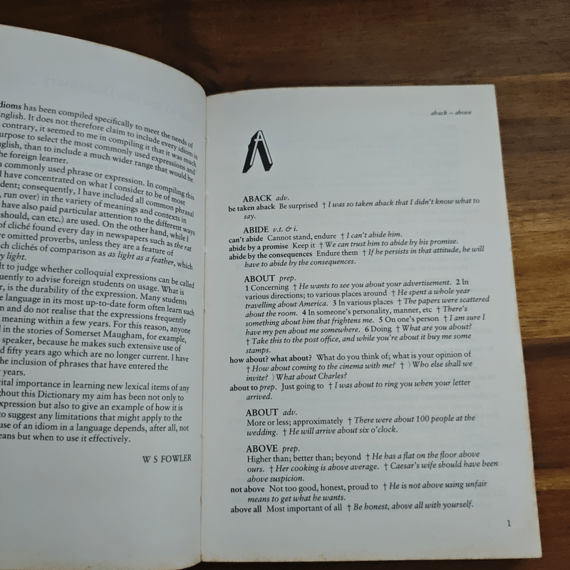 Dictionary of Idioms (New edition) - W.S. Fowler