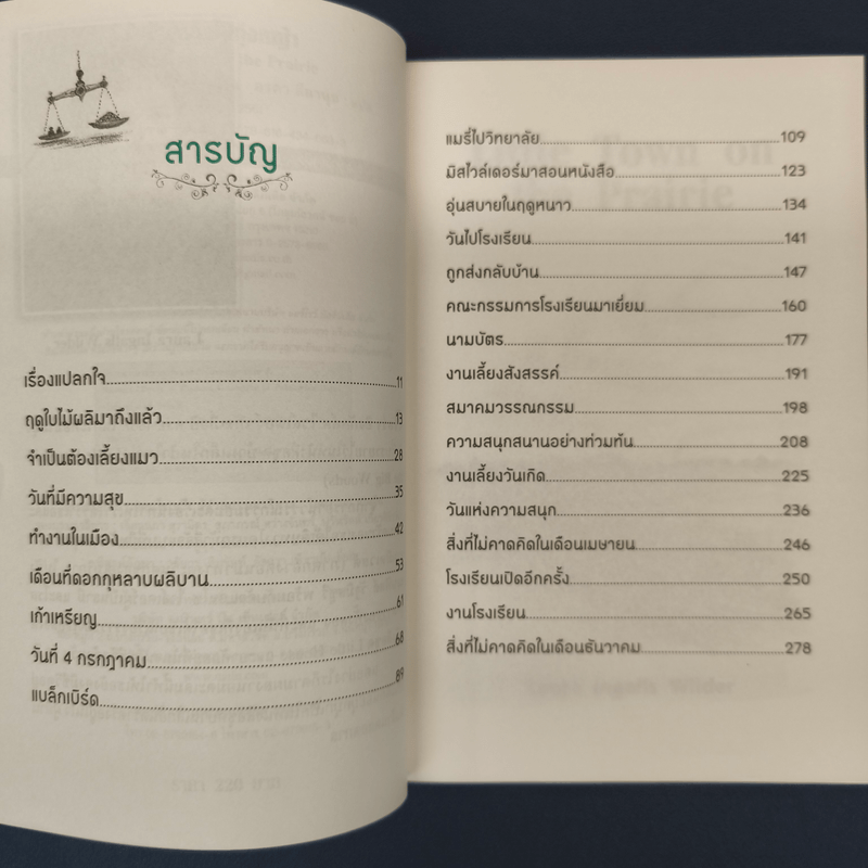 เมืองเล็กในทุ่งหญ้า Little Town on the Prairie - ลอร่า อิงกัลล์ส ไวล์เดอร์, อรดา ลีลานุช