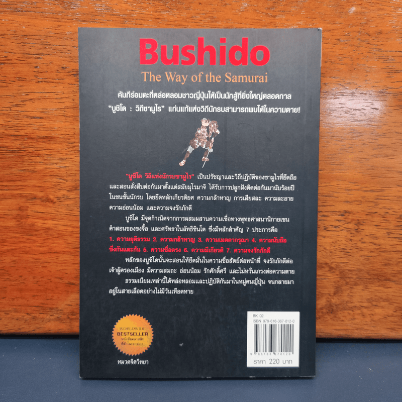 บูชิโด วิถีแห่งนักรบซามูไร Bushido
