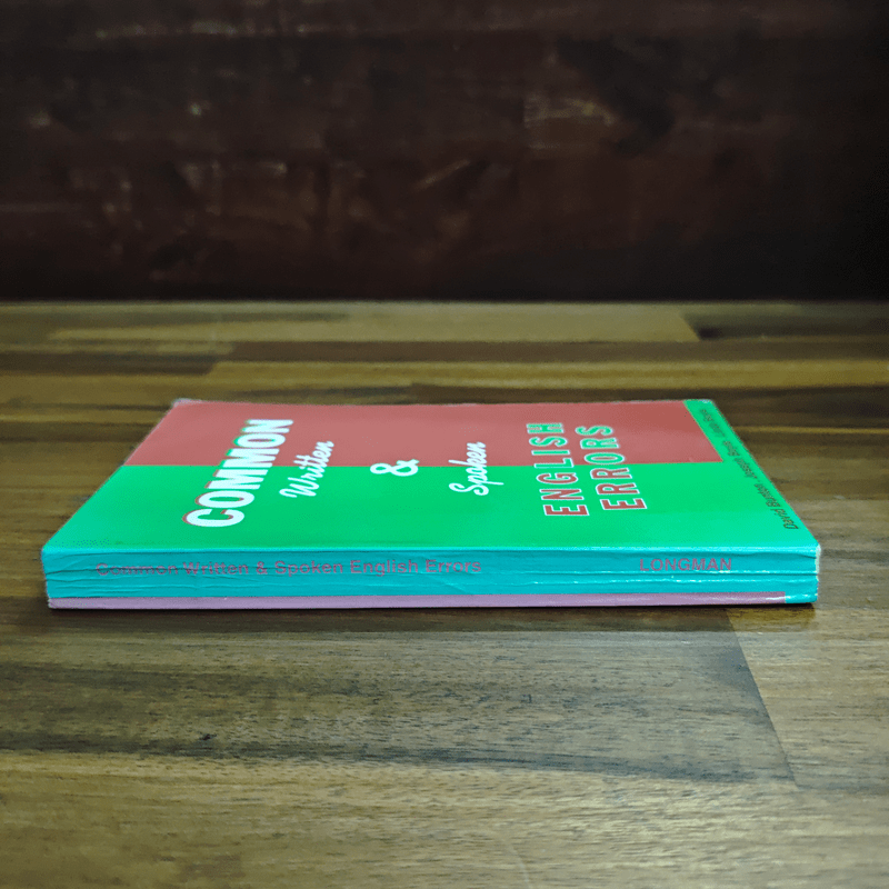 Common Written & Spoken English Errors