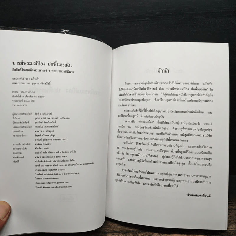 บารมีพระแม่ป้อง ปกพื้นธรณิน - แก้วเก้า