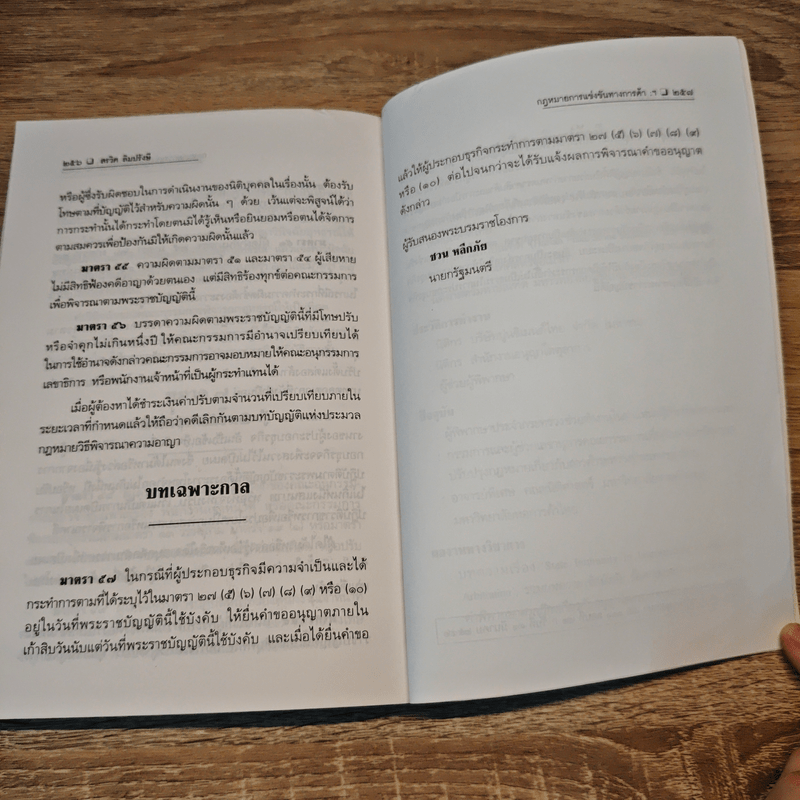 กฎหมายการแข่งขันทางการค้า - สรวิศ ลิมปรังษี