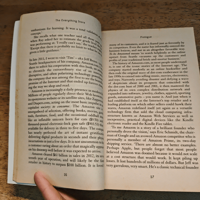 The Everything Store: Jeff Bezos and the Age of Amazon - Brad Stone