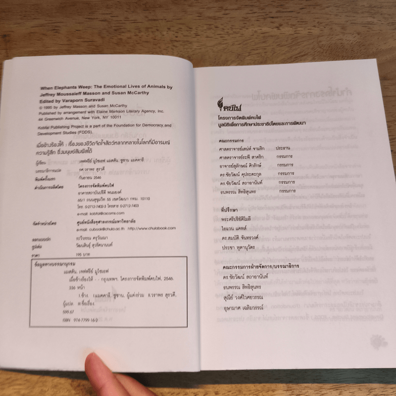 เมื่อช้างร้องไห้ - เจฟฟรีย์ มูไซเอฟ