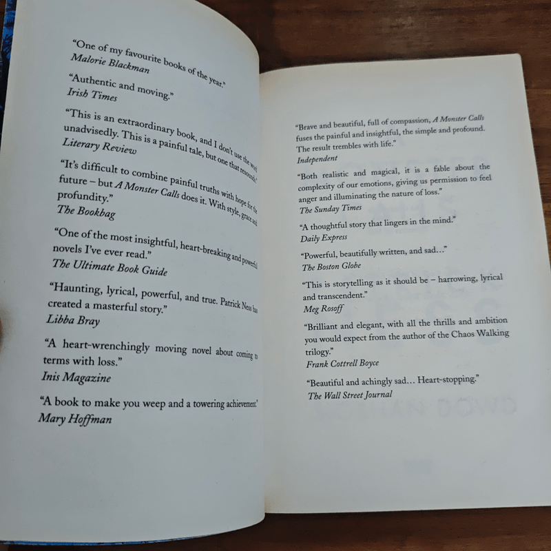 A Monster Calls - Patrick Ness, Siobhan Dowd