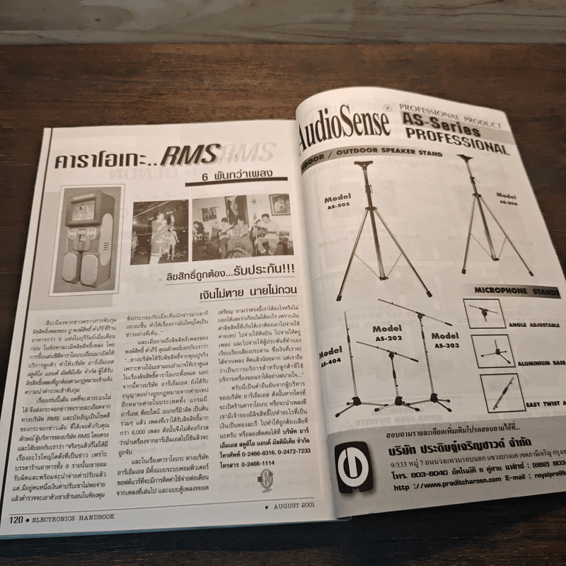 Electronics Handbook อิเล็กทรอนิกส์แฮนด์บุ๊ค ฉบับที่ 50 ส.ค.2544