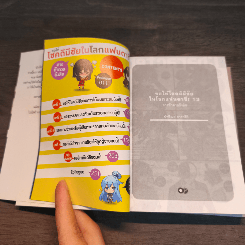 ขอให้โชคดีมีชัยในโลกแฟนตาซี! เล่ม 13
