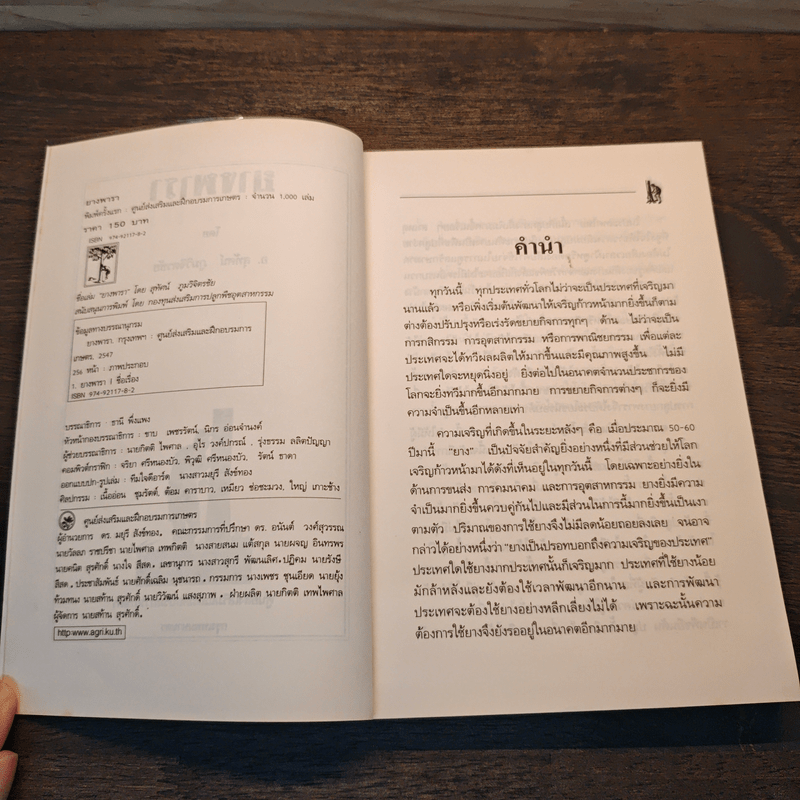 คู่มือการปลูกยางพารา