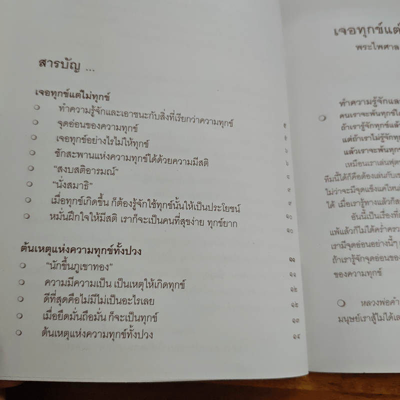 เจอทุกข์ แต่ไม่ทุกข์ - พระไพศาล วิสาโล