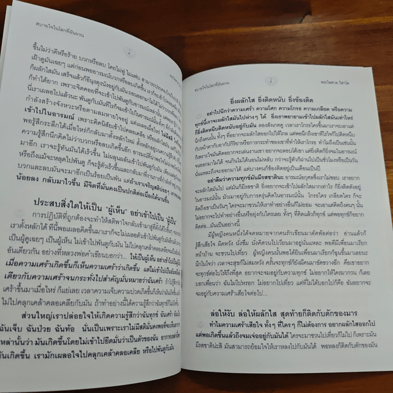 สบายใจในโลกที่ผันผวน - พระไพศาล วิสาโล
