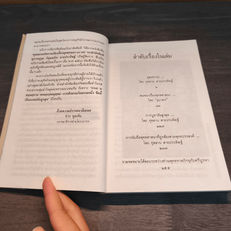 อุดมธรรมกับผลงานชุดพุทธศาสนา - ศรีบูรพา