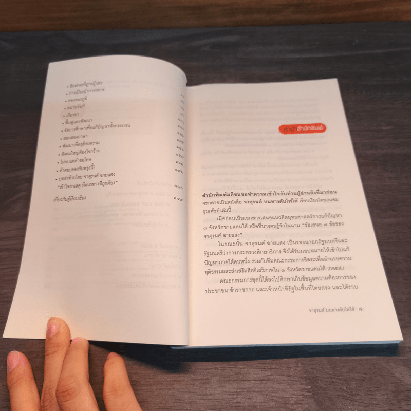 จาตุรนต์บนทางดับไฟใต้ - จาตุรนต์ ฉายแสง