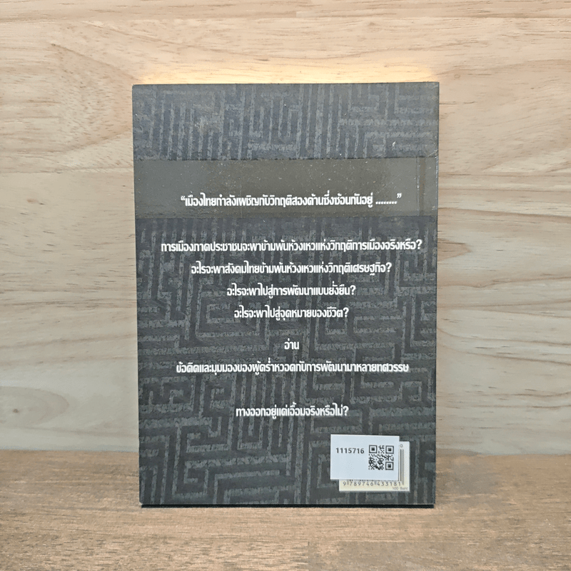 ทางข้ามเหว แนวคิดสำหรับแก้วิกฤติไทย - ดร.ไสว บุญมา