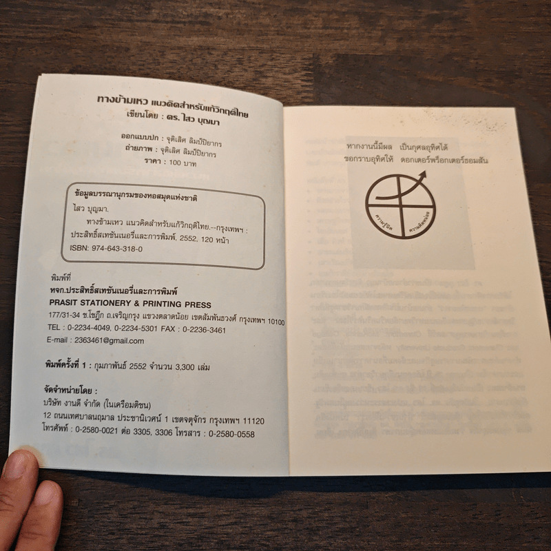 ทางข้ามเหว แนวคิดสำหรับแก้วิกฤติไทย - ดร.ไสว บุญมา