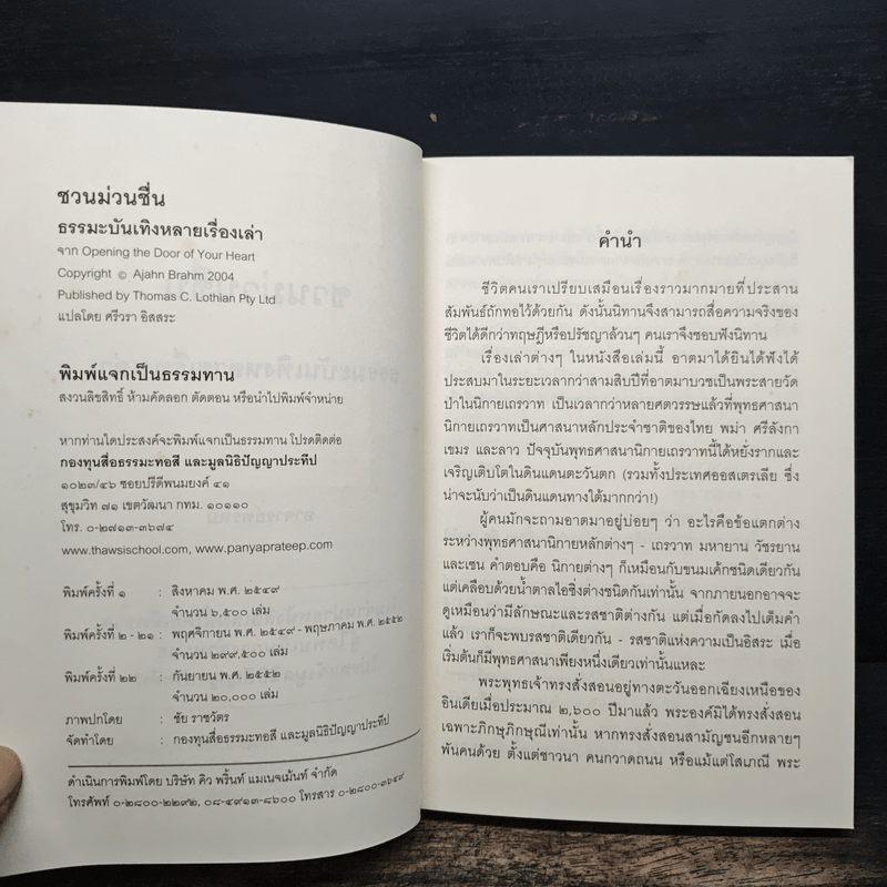 ชวนม่วนชื่น  ธรรมะบันเทิงหลายเรื่องเล่า - พระอาจารย์พรหม