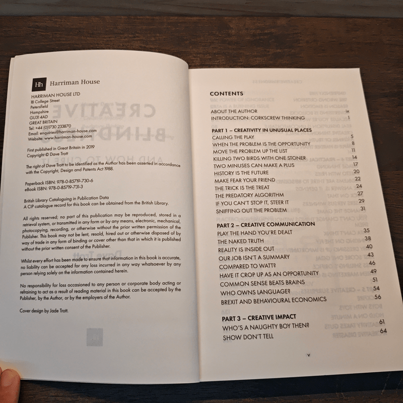 Creative Blindness And How to Cure It - Dave Trott