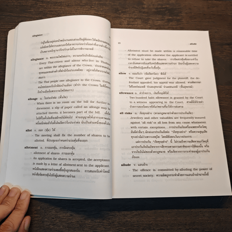 พจนานุกรมกฎหมายและศัพท์ที่เกี่ยวข้องอังกฤษ-ไทย - รองศาสตราจารย์ถาวร โพธิ์ทอง