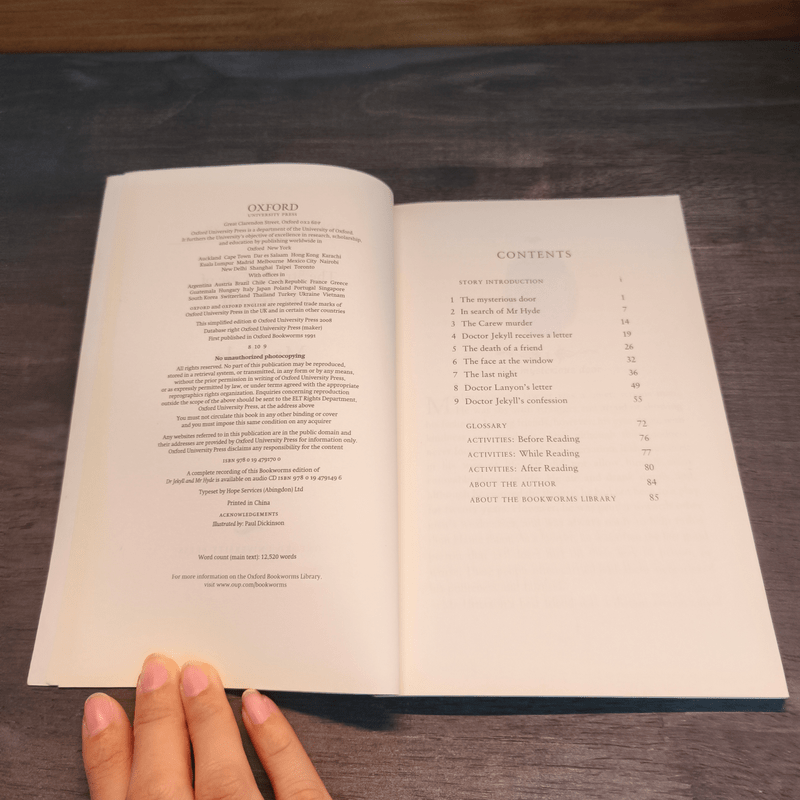 Dr Jekyll and Mr Hyde by Robert Louis Stevenson - Oxford Bookworms Stage 4