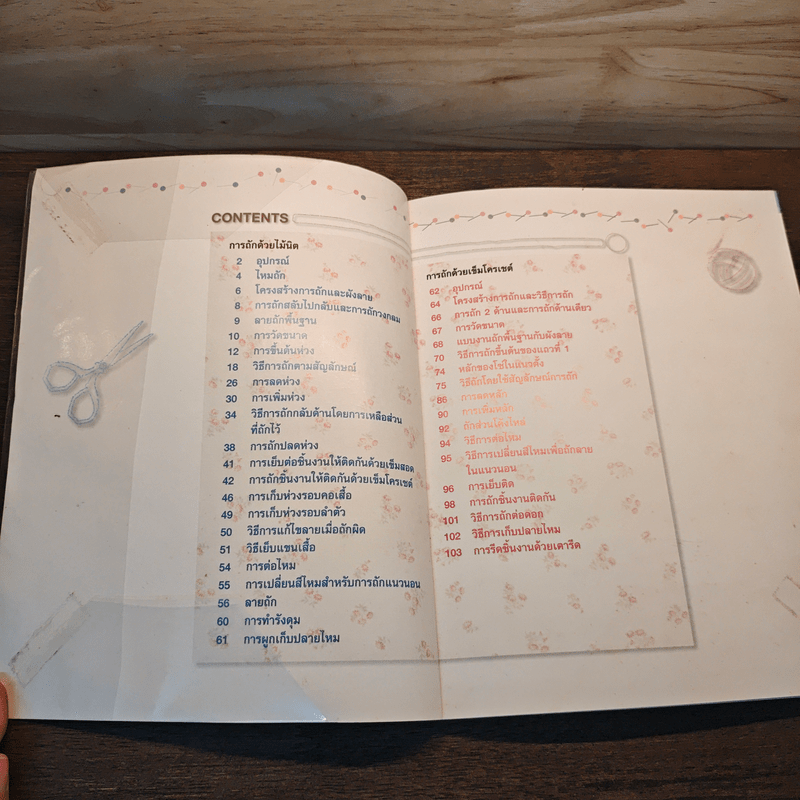 พื้นฐานการถักนิตติ้งกับโครเชต์