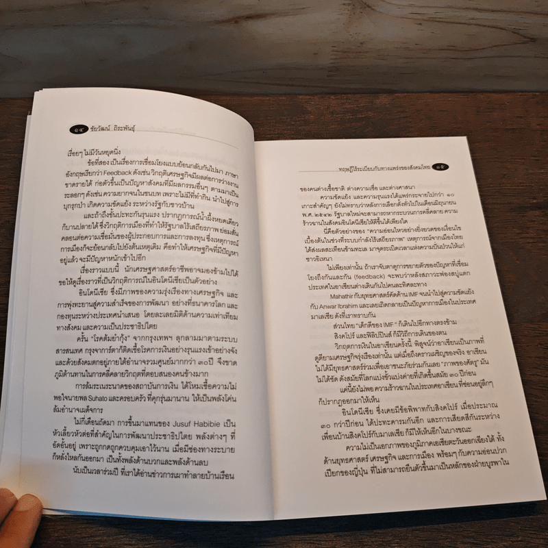 ทฤษฎีไร้ระเบียบกับทางแพร่งของสังคมไทย - ชัยวัฒน์ ถิระพันธุ์