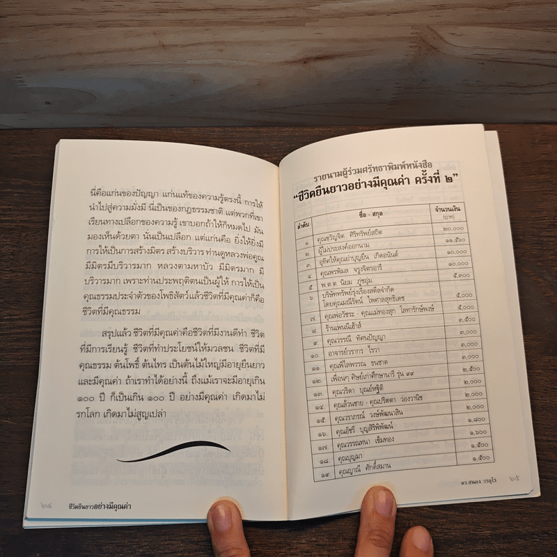 ชีวิตยืนยาวอย่างมีคุณค่า - ดร.สนอง วรอุไร