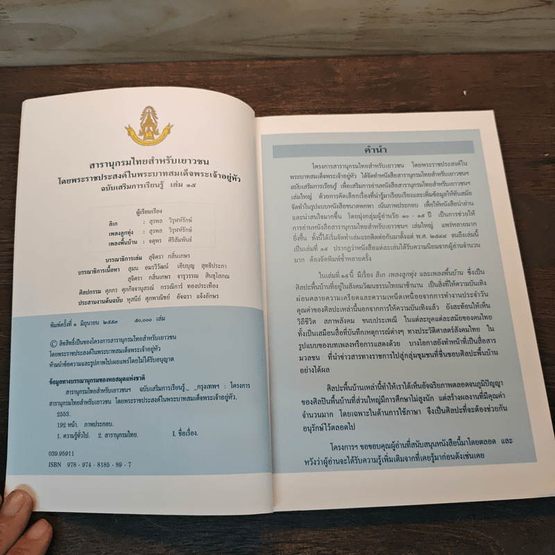 สารานุกรมไทยสำหรับเยาวชน โดยพระราชประสงค์ในพระบาทสมเด็จพระเจ้าอยู่หัว เล่ม 15
