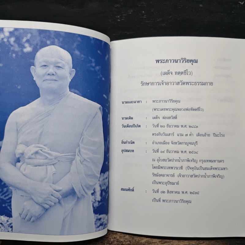 สมุดประจำรุ่น ปฏิบัติธรรมผู้นำบุญ