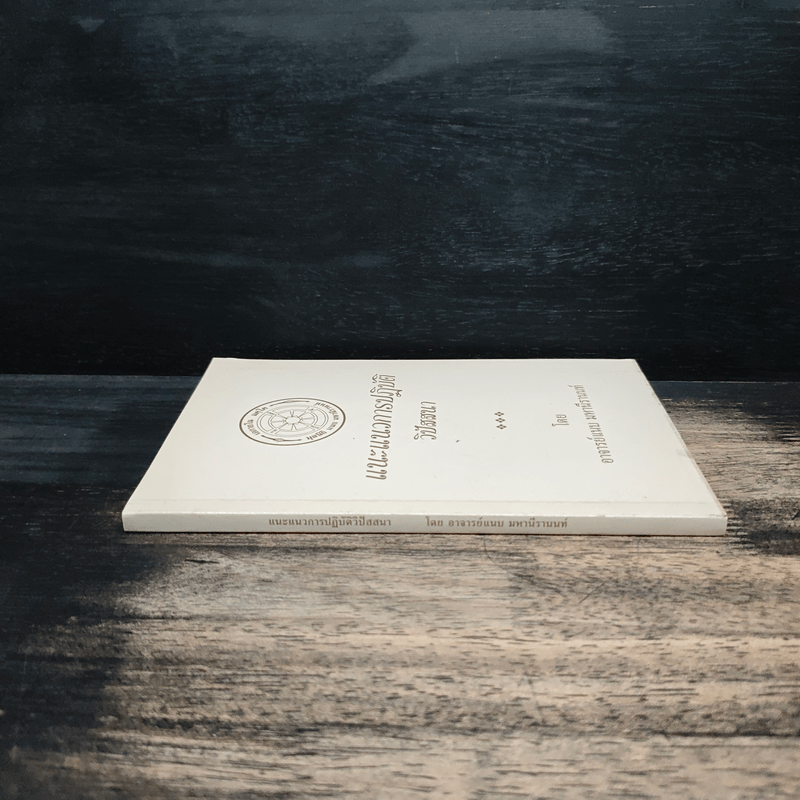 แนะแนวการปฏิบัติ วิปัสสนา - อาจารย์แนบ มหานีรานนท์