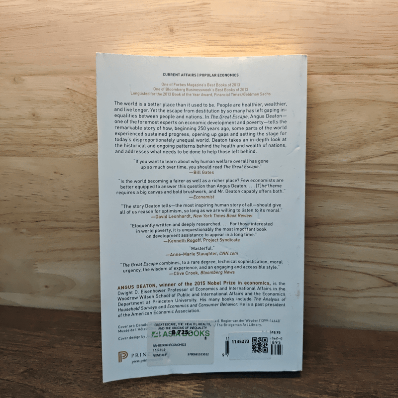 The Great Escape: Health, Wealth, and the Origins of Inequality - Angus Deaton