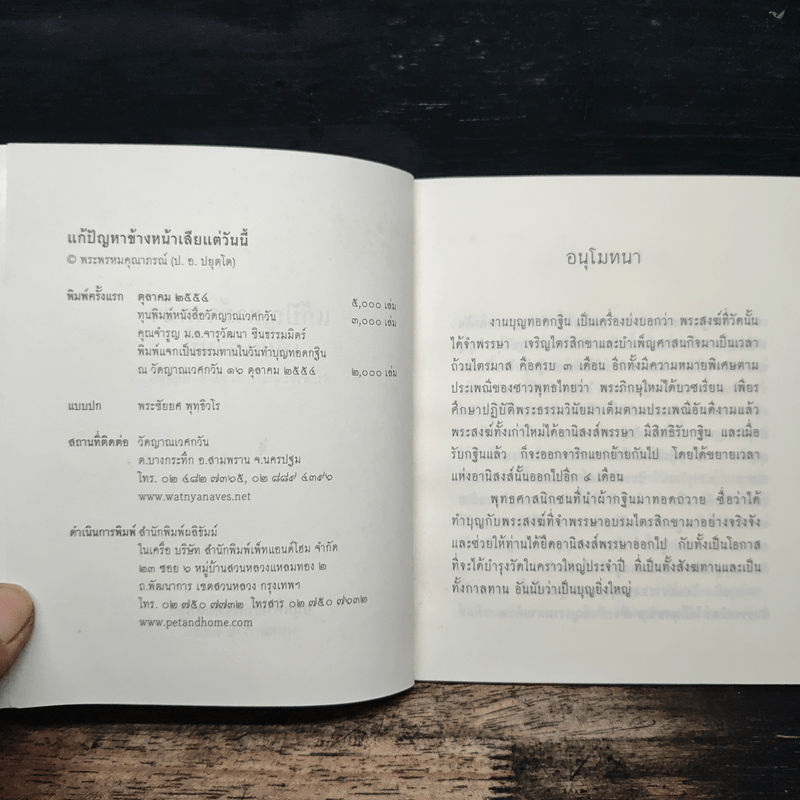 แก้ปัญหาข้างหน้าเสียแต่วันนี้ - พระพรหมคุณาภรณ์ (ป.อ.ปยุตฺโต)