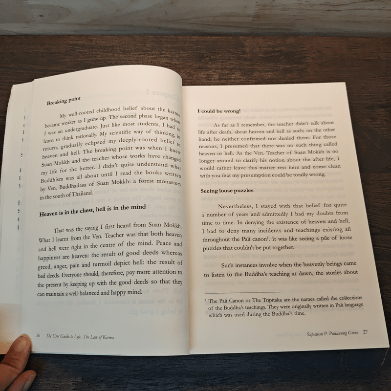 The User Guide To Life The Law of Karma Vol.2 - Supawan P.Panawong Green