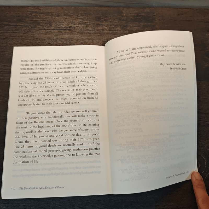 The User Guide To Life The Law of Karma Vol.2 - Supawan P.Panawong Green
