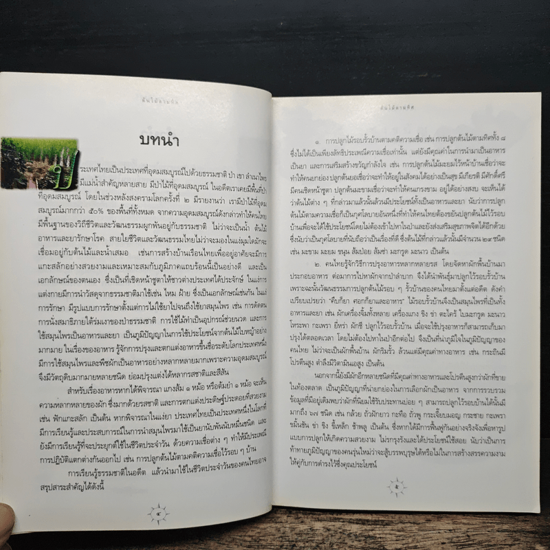 สมุนไพรกับวัฒนธรรมไทย ตอนที่ 1 ต้นไม้ตามทิศ