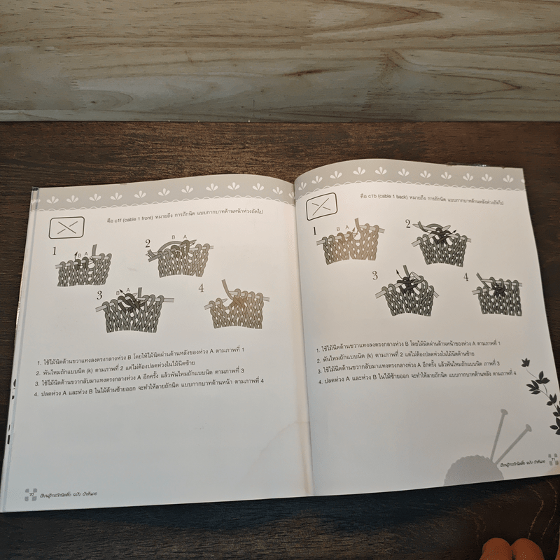 เรียนรู้การถักนิตติ้ง ฉบับ ผ้าพันคอ