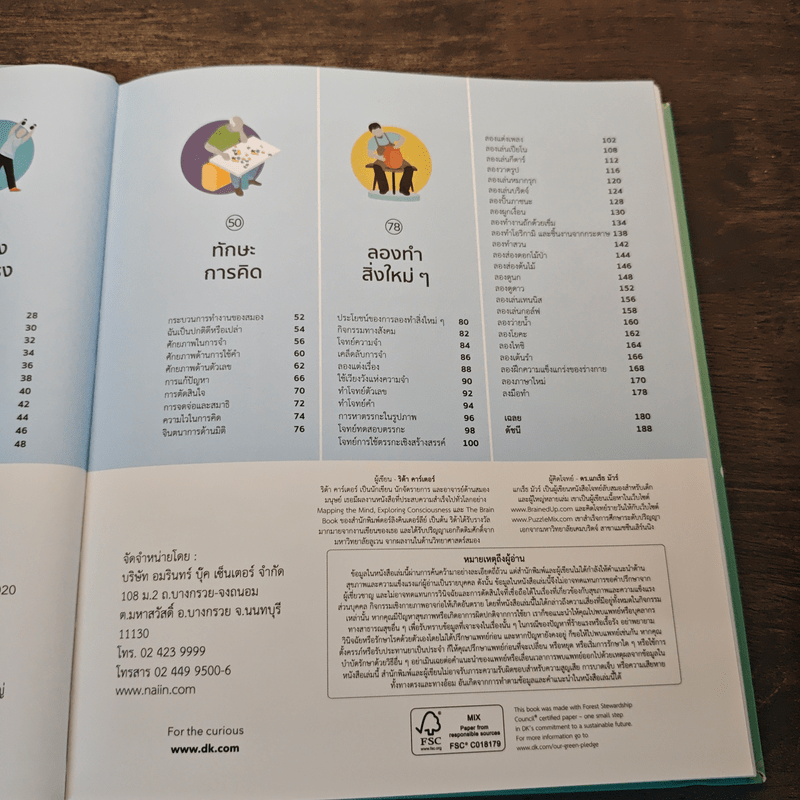 The Brain Fitness Book โจทย์และกิจกรรมลับคมความคิด เพื่อสมองที่เฉียบคมแคล่วคล่อง ไม่เป็นรองใคร - Rita Carter