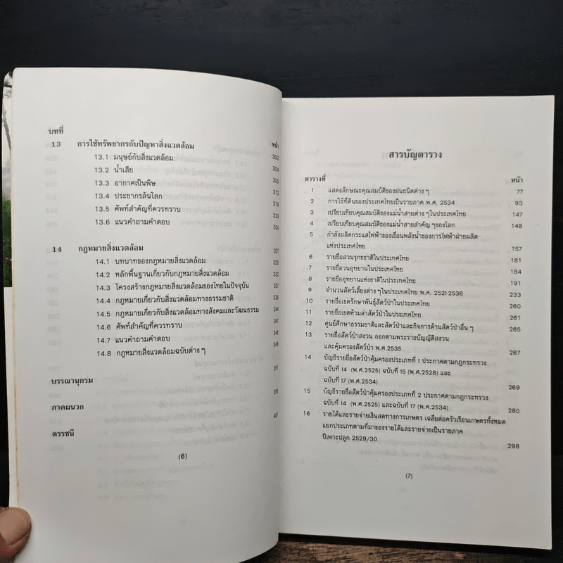 การอนุรักษ์ทรัพยากรธรรมชาติและสิ่งแวดล้อม