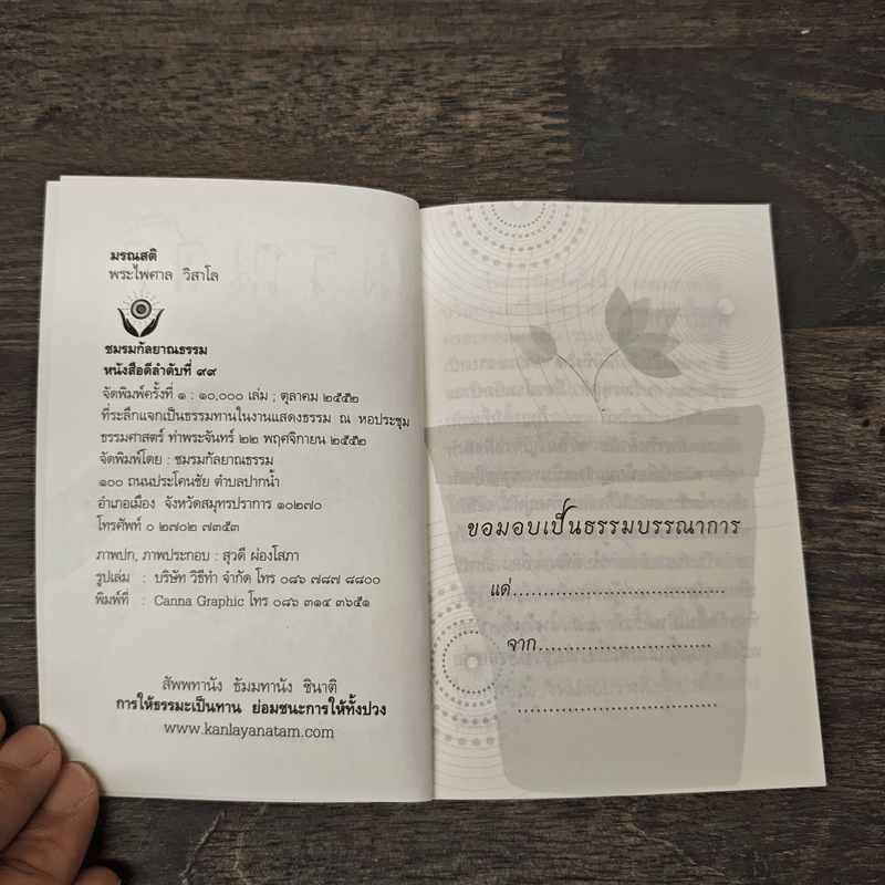 มรณสติ - พระไพศาล วิสาโล