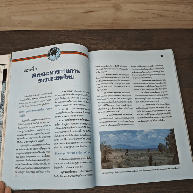 ไทยแอตลาส หนังสือแผนที่แสดงภูมิศาสตร์ - ศ.สวาท เสนาณรงค์