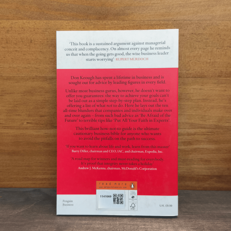 The Ten Commandments for Business Failure - Donald R. Keough