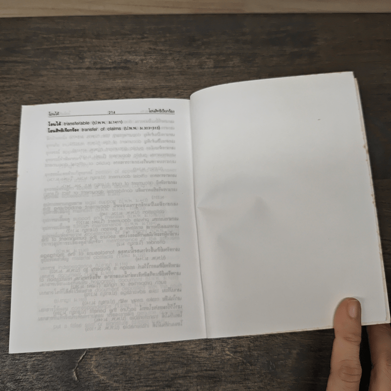 พจนานุกรมศัพท์กฎหมายไทย. อังกฤษ-ไทย ไทย-อังกฤษ - ศ.ดร.วิทย์ เที่ยงบูรณธรรม