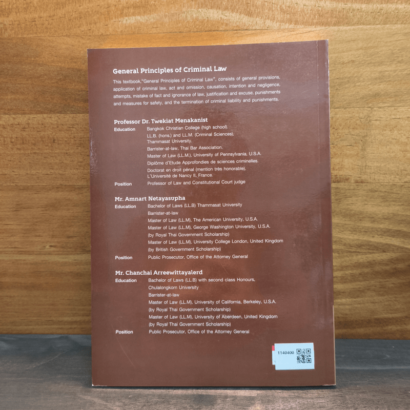 General Principles of Criminal Law