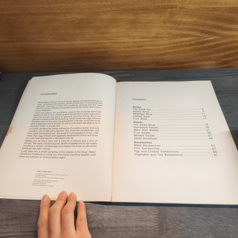 Soup, Salad Sandwich Cookbook - June Turner, Noami Arbit