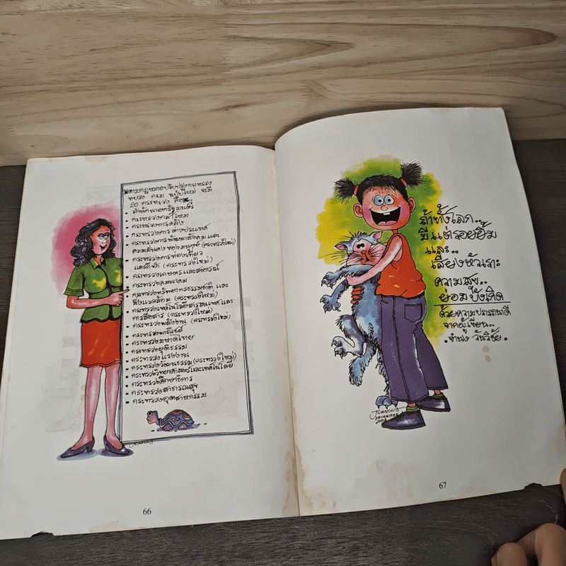 การเขียนการ์ตูน ประกอบสื่อ การเรียนรู้ ฝึกหัดระบายสี - จำนง วันวิชัย