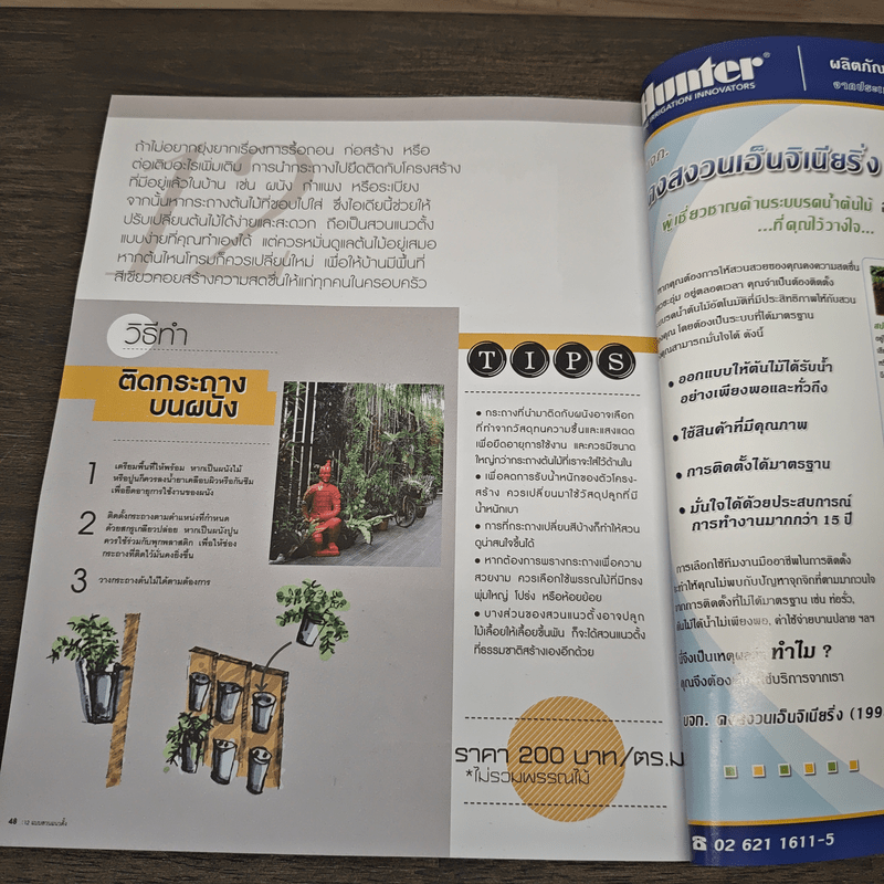 12 แบบสวนแนวตั้ง