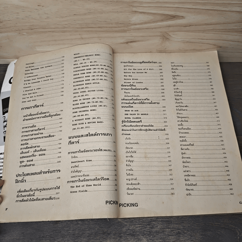 Picking คู่มือการเกากีต้าร์