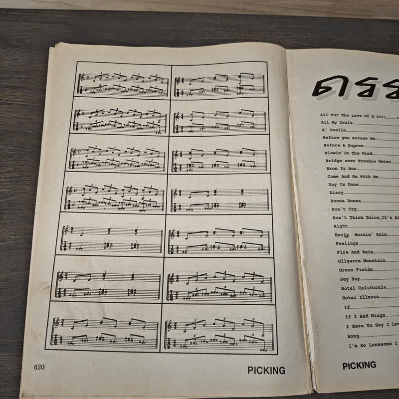 Picking คู่มือการเกากีต้าร์