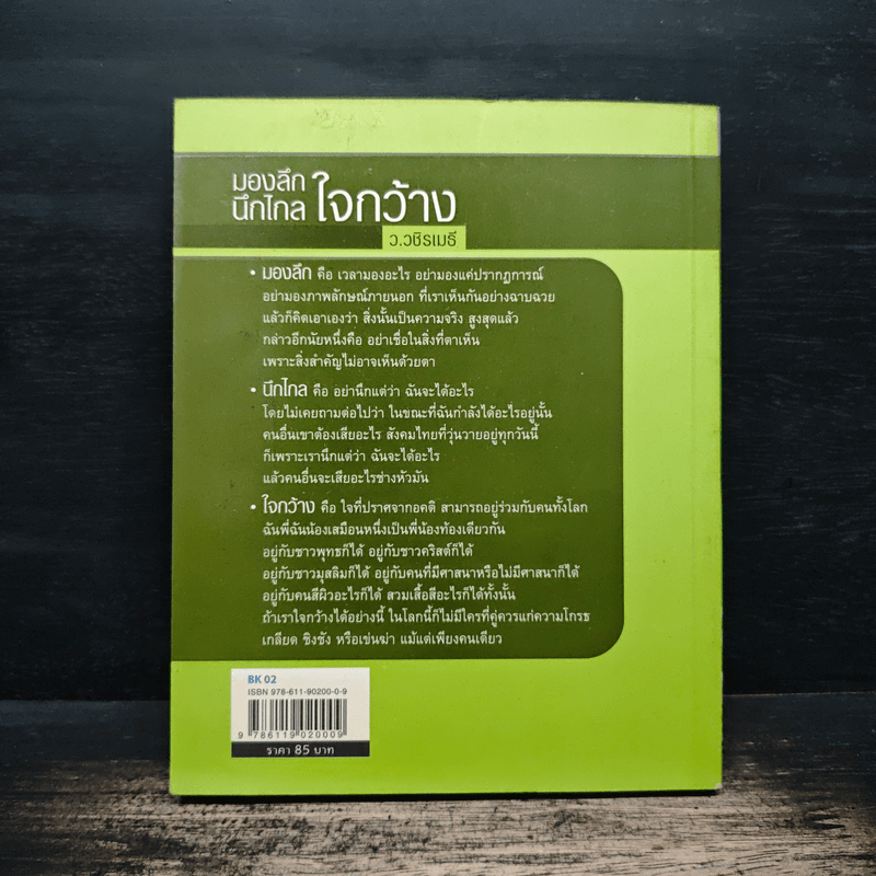 มองลึก นึกไกล ใจกว้าง - ว.วชิรเมธี